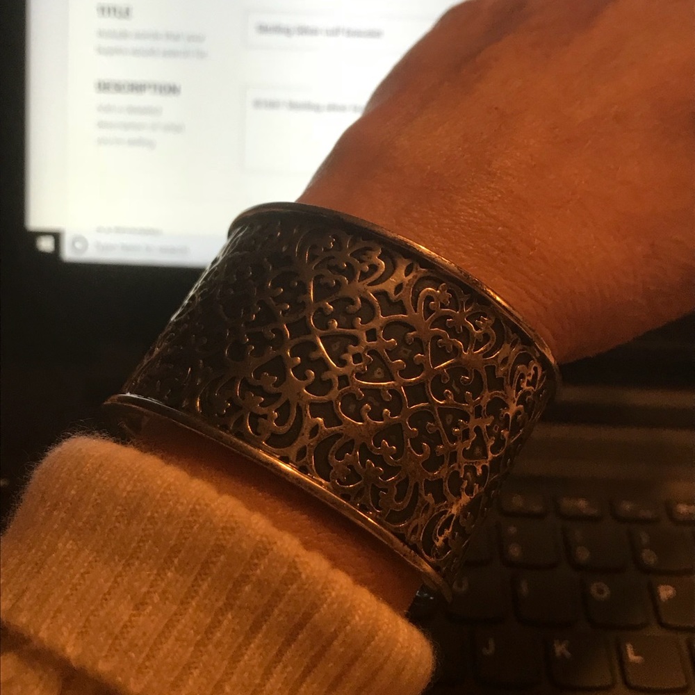Silpada . 925 Sterling Silver cuff bracelet - Picture 4 of 6